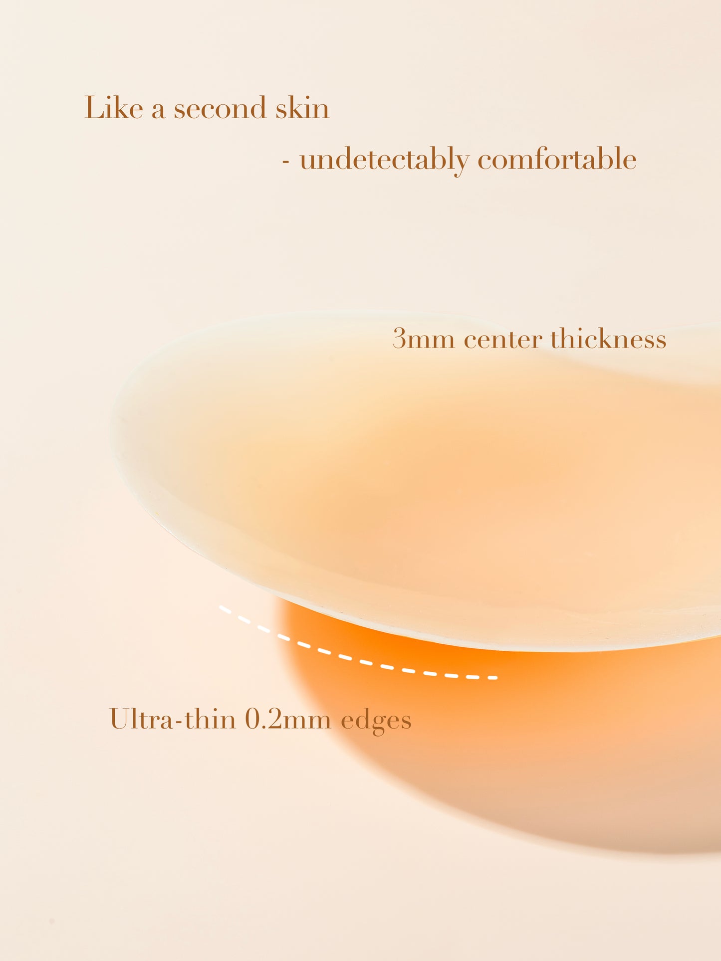 NIPPLE COVERS LIFT UP CREAM (M) MED LIM