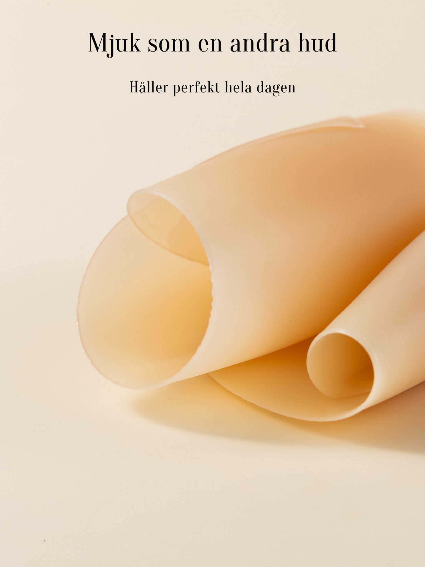 SEMI CIRCLE NIPPLE COVERS VANILJ 10CM MED LIM