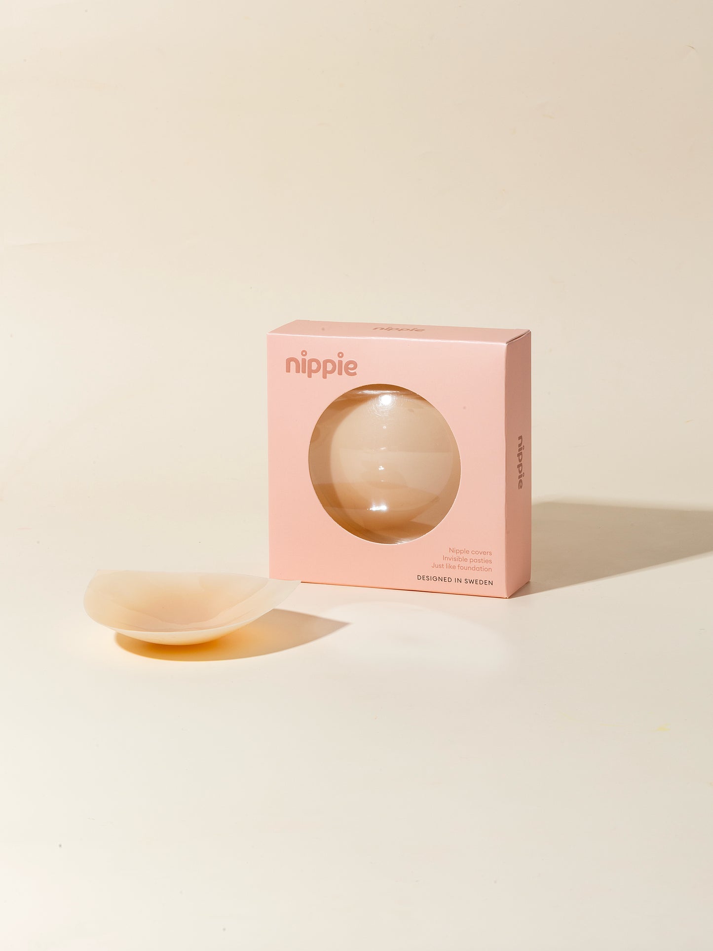SEMI CIRCLE NIPPLE COVERS VANILJ 10CM MED LIM