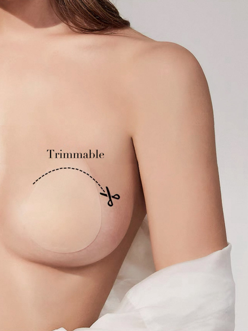 NIPPLE COVERS LIFT UP CREAM (M) MED LIM