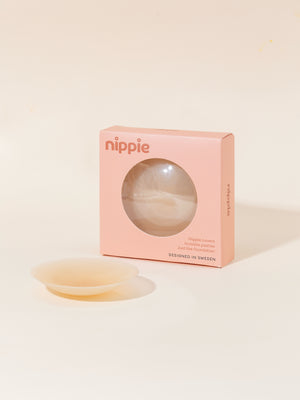 NIPPLE COVERS NATURAL 10cm MED LIM