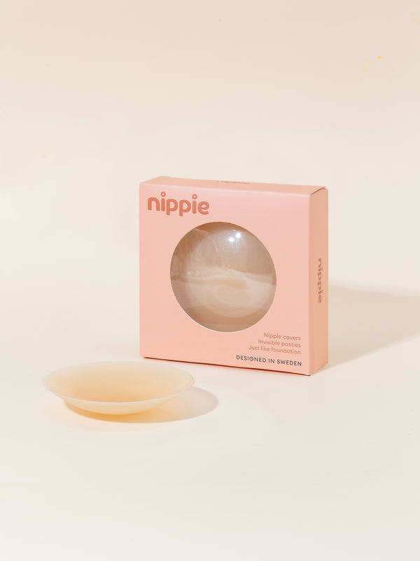 NIPPLE COVERS NATURAL 10cm MED LIM