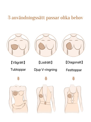 SEMI CIRCLE NIPPLE COVERS HONUNG 13CM MED LIM
