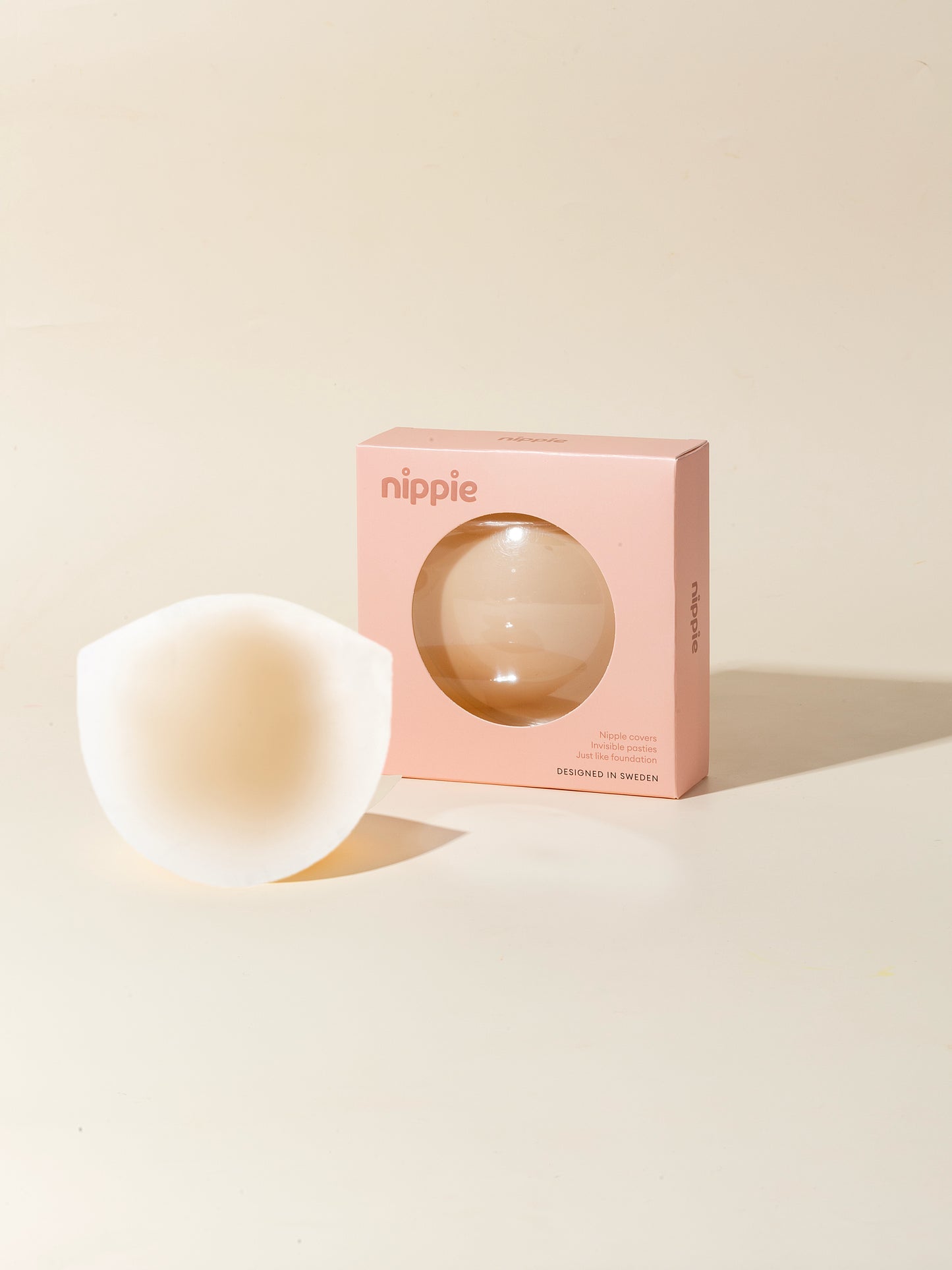 SEMI CIRCLE NIPPLE COVERS VANILJ 10CM MED LIM