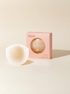 Semi circle Nipple Covers med lim
