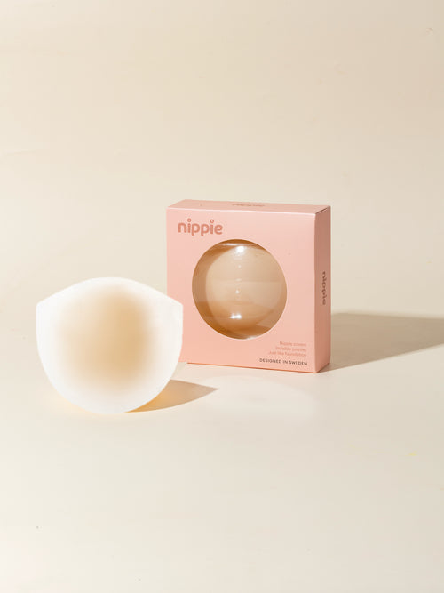 Semi circle Nipple Covers med lim